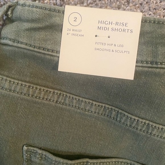 High Rise shorts. Size 2 NWT - Picture 2 of 2